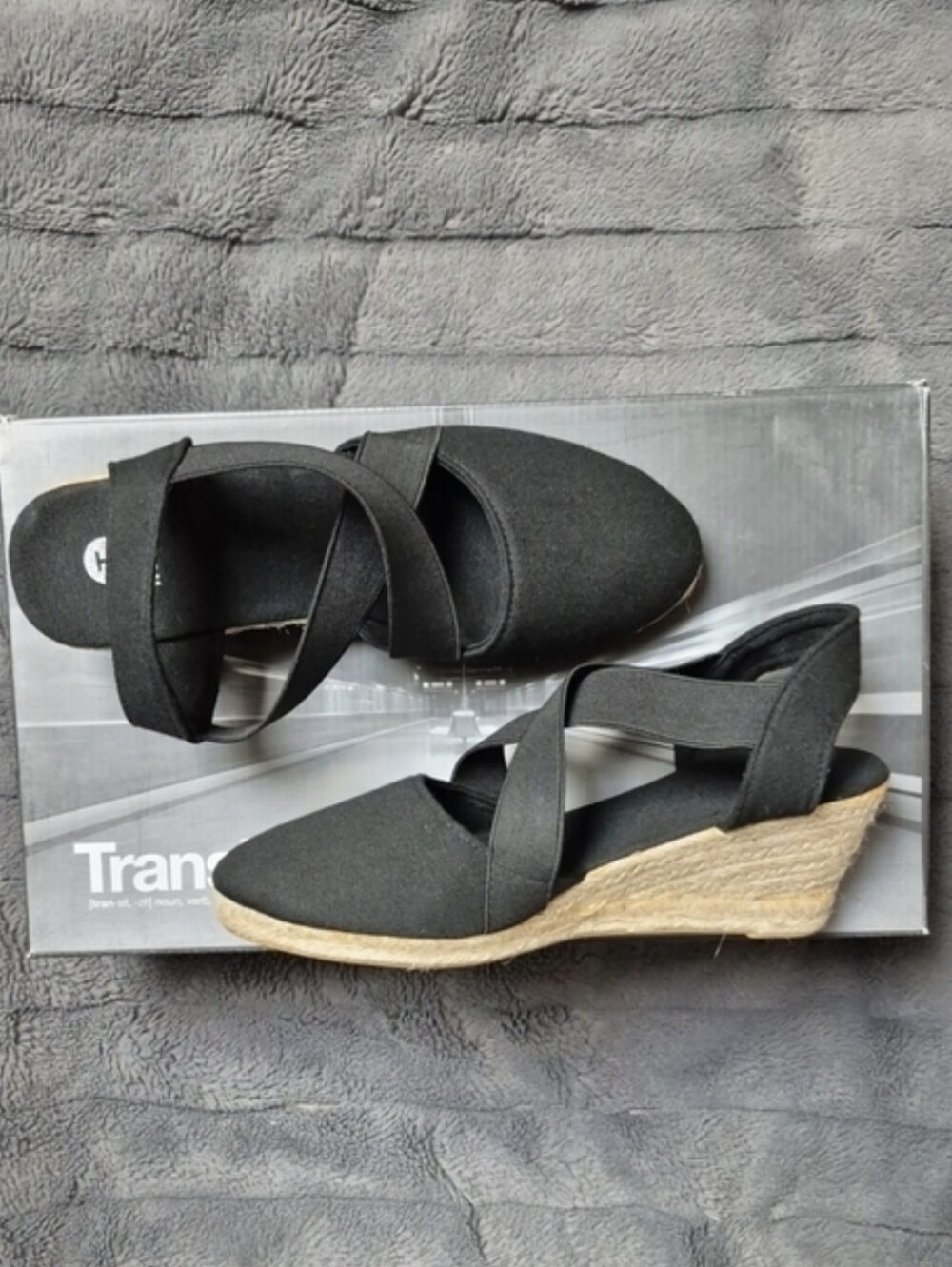 Espadrille Wedge Strappy Sandals From Transit, Size 38 EUR/8 US, New In Box!